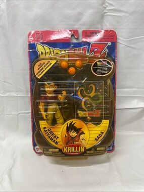 Krillin Vintage DBZ Dragon Ball Z Great Saiyaman Saga Figure New 2001 Irwin Toys